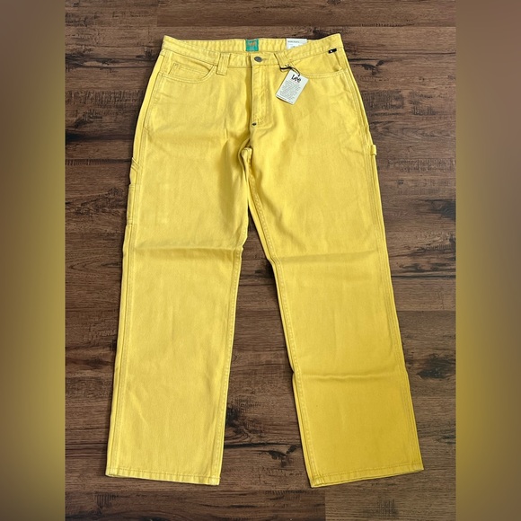 Lee Work Pants x The Hundreds 'Yellow' (size mens W34xL32) - Picture 1 of 15